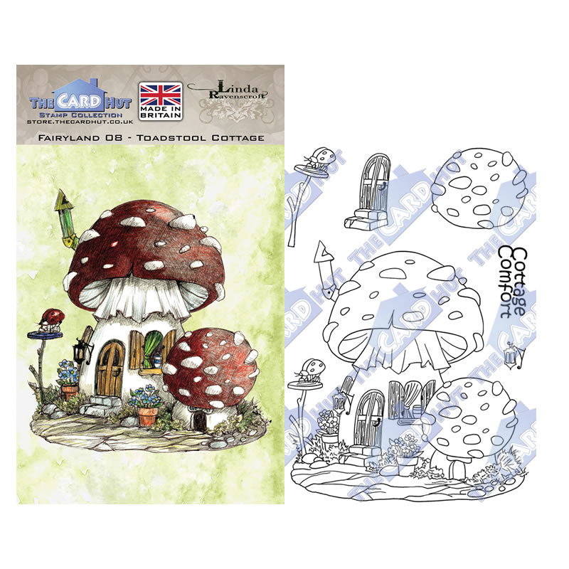 Linda Ravenscroft: Fairyland - Toadstool Houses Stamp Collection