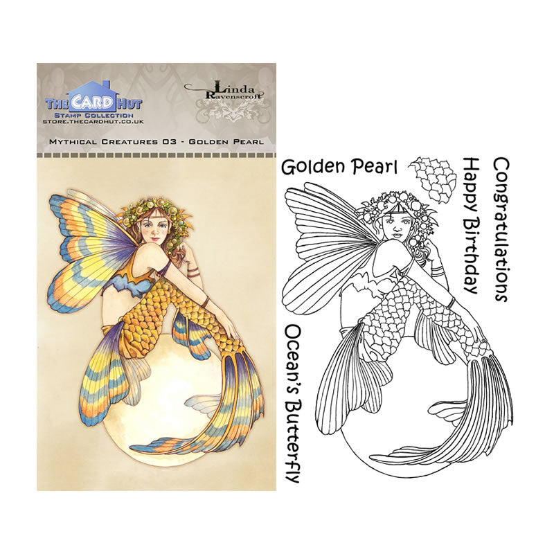 Linda Ravenscroft: Mythical Creatures - Mermaids Stamps