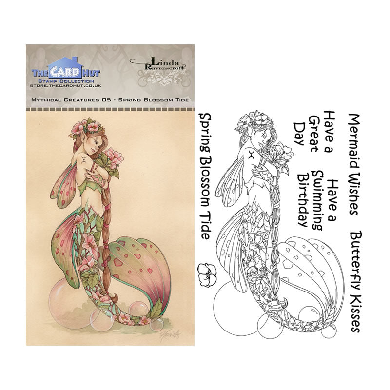 Linda Ravenscroft: Mythical Creatures - Mermaids Stamps