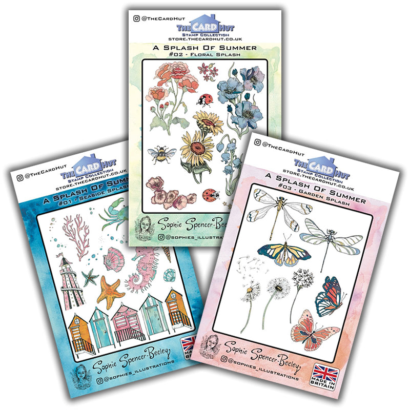 A Splash of Summer Stamp Collection by Sophie Spencer Beeley