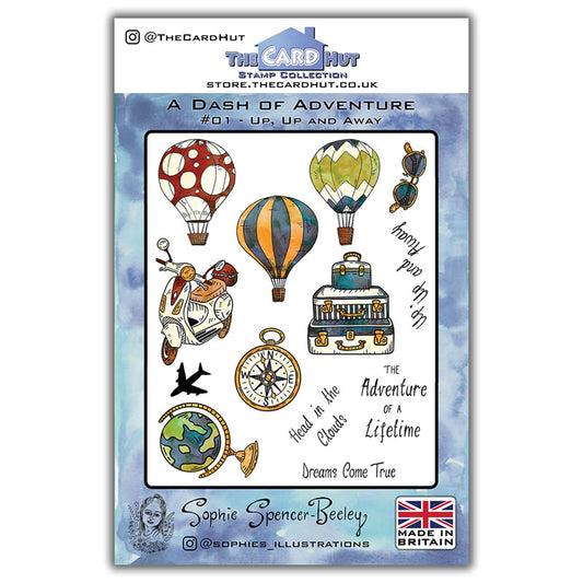 Up, Up and Away Stamp Set by Sophie Spencer-Beeley